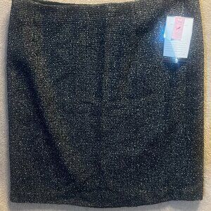 NWT Jaclyn Smith Anniversary Collection Women 12‎ Heather Grey Pencil Skirt